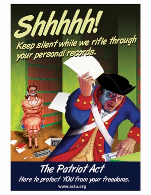 ACLU Patriot Act Poster