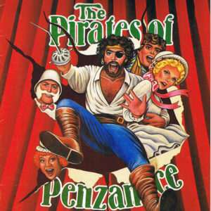 Pirates of Penzance, featuring Tim Curry, Program cover